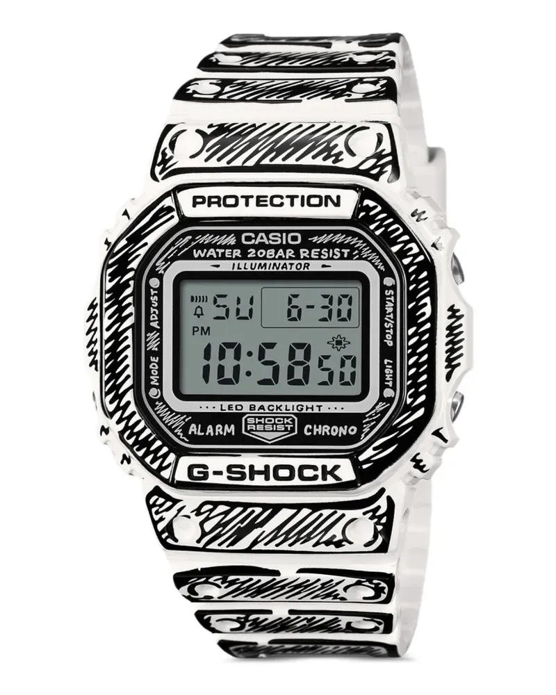 Casio G-Shock Digital 5600 Series Armbanduhr - Schwarz Schwarz