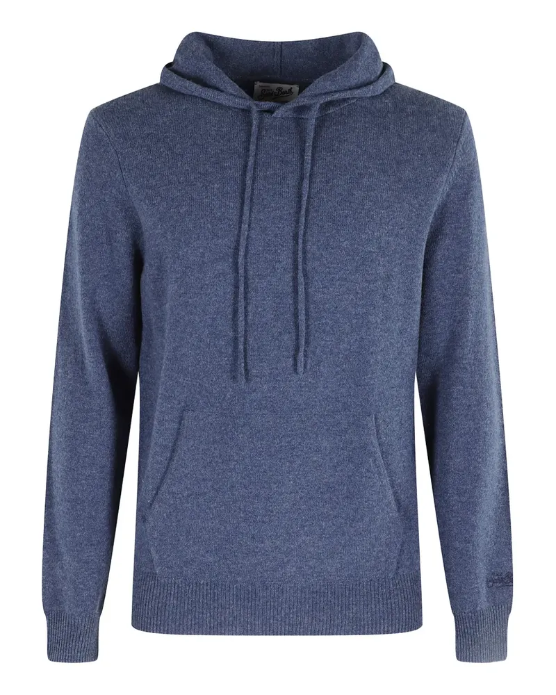 MC2 Saint Barth Gestrickter Hoodie - Blau Blau