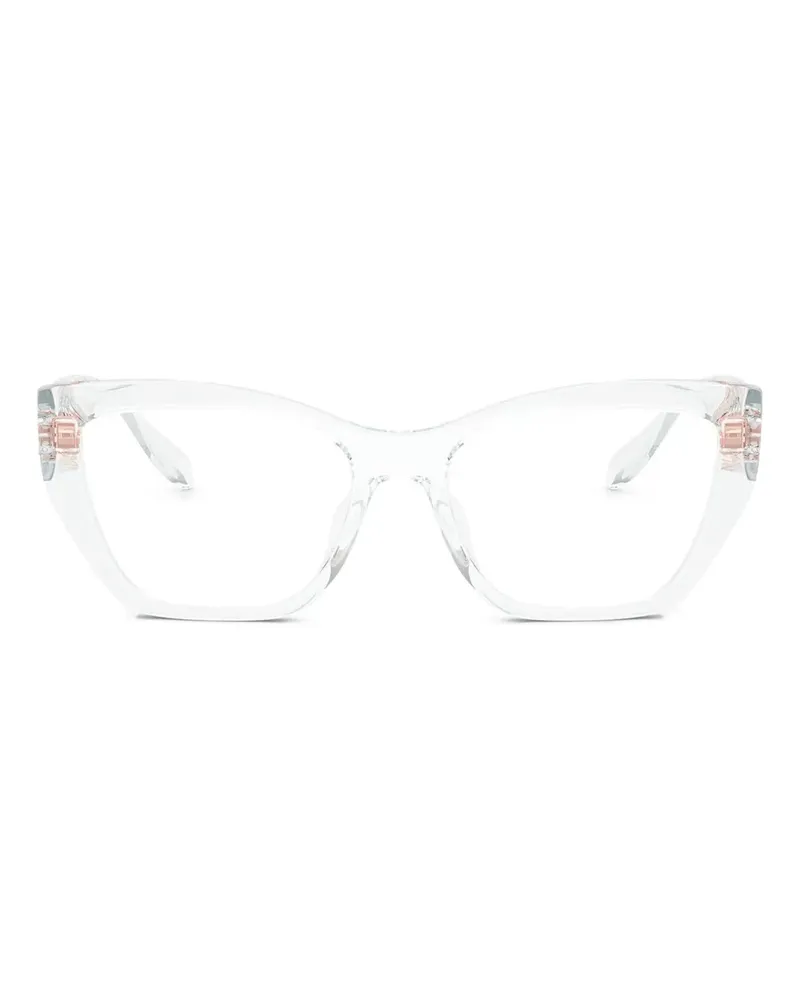 Michael Kors Puglia Cat-Eye-Brille - Weiß Weiß