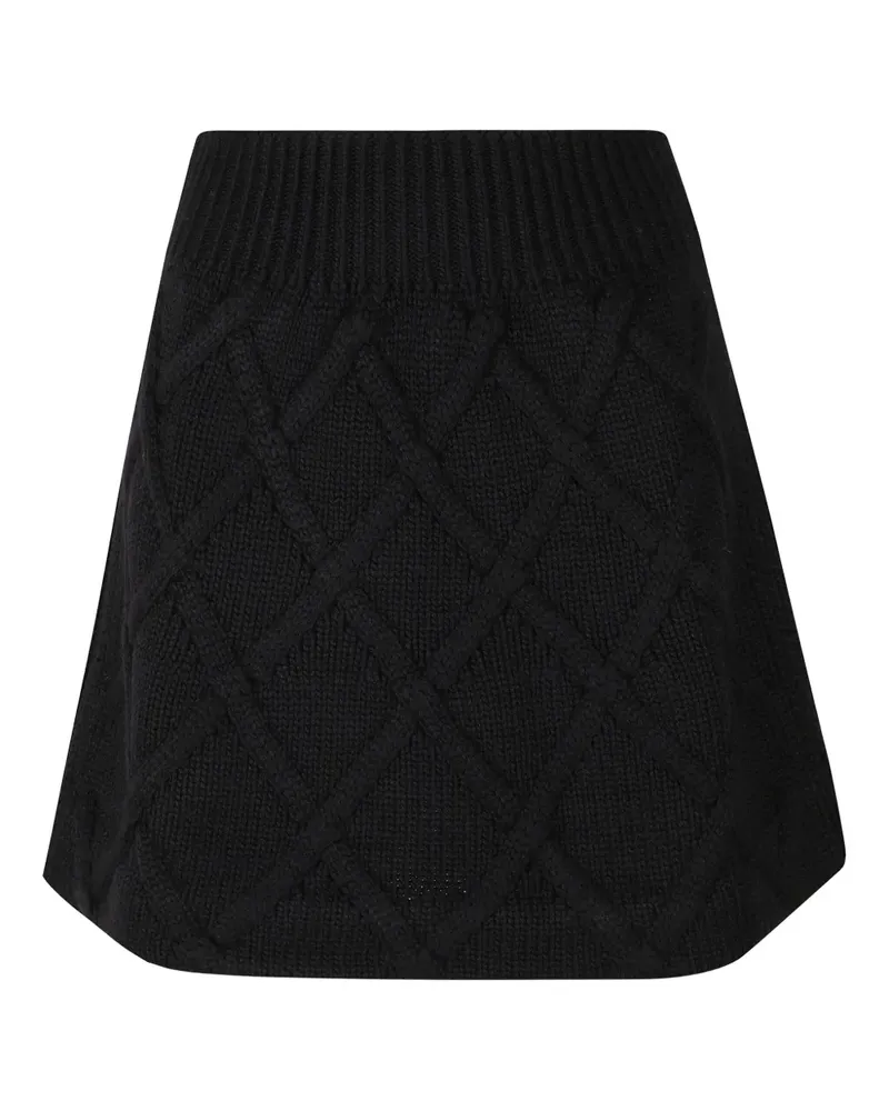 Jil Sander wool mini skirt - Schwarz Schwarz