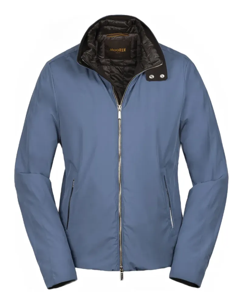 MOORER Jacke mit Reißverschluss - Blau Blau