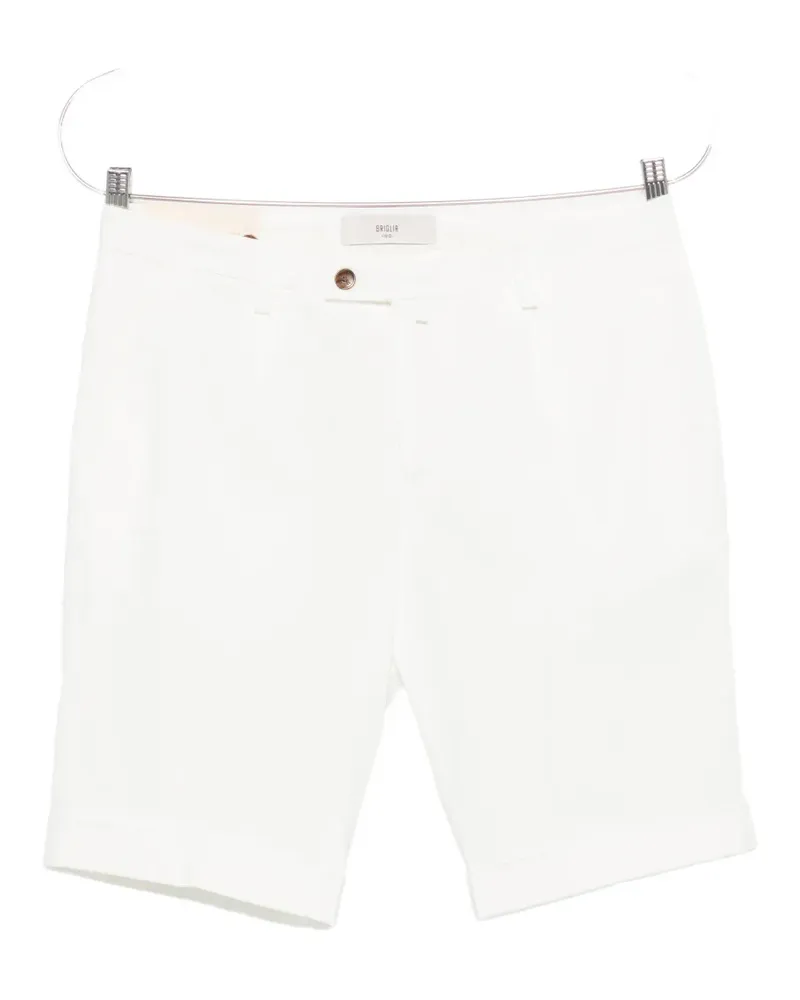 Briglia 1949 pleated shorts - Weiß Weiß