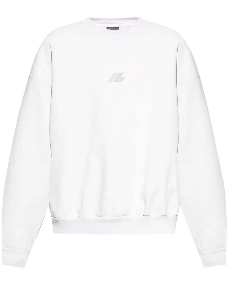 Balenciaga Sweatshirt mit Logo-Print - Weiß Weiß