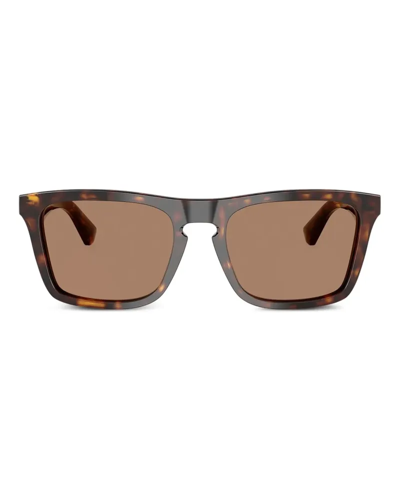 Burberry Eckige Sonnenbrille in Schildpattoptik - Braun Braun