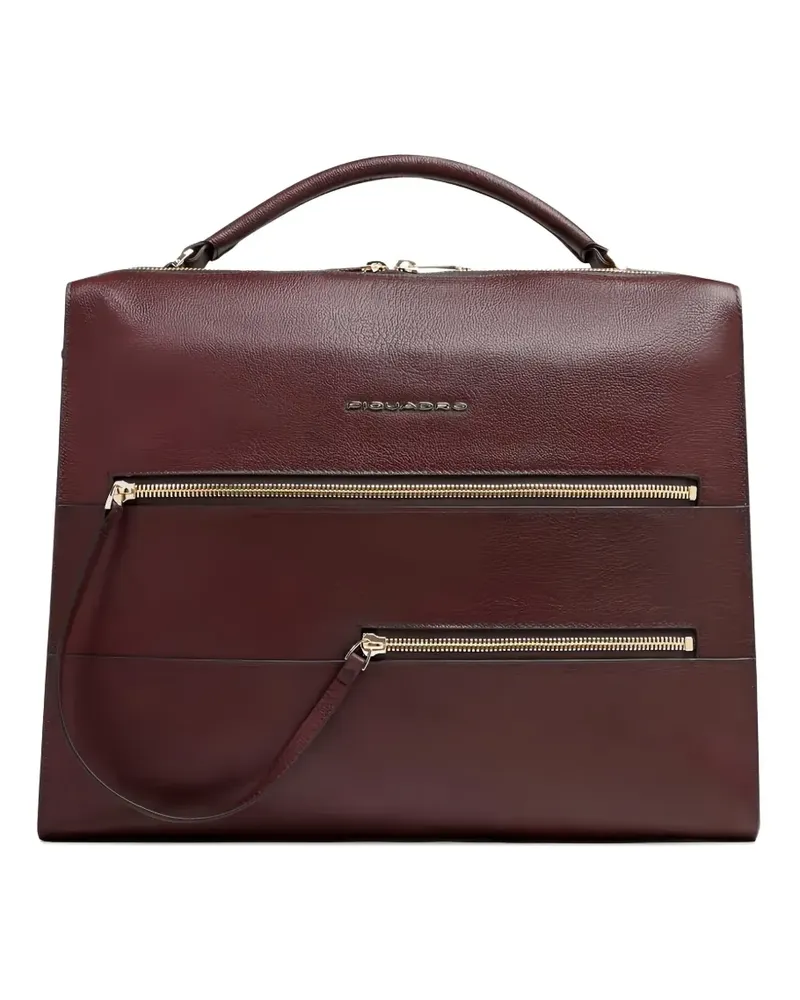 Piquadro laptop 14" tote bag - Braun Braun
