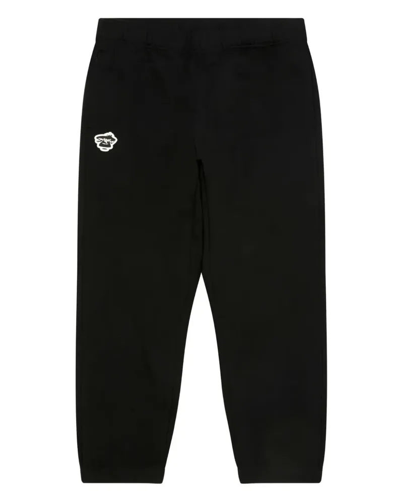 BAPE Jogginghose mit Logo-Patch - Schwarz Schwarz