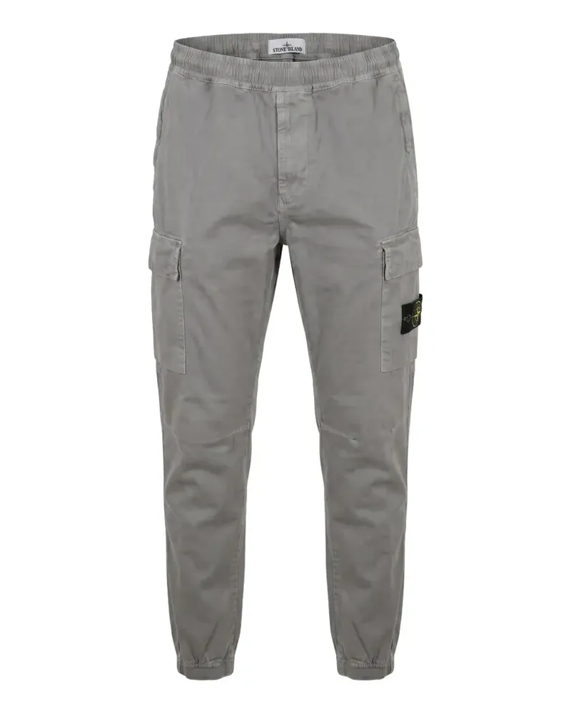 Stone Island logo-patch cargo pants - Grau Grau