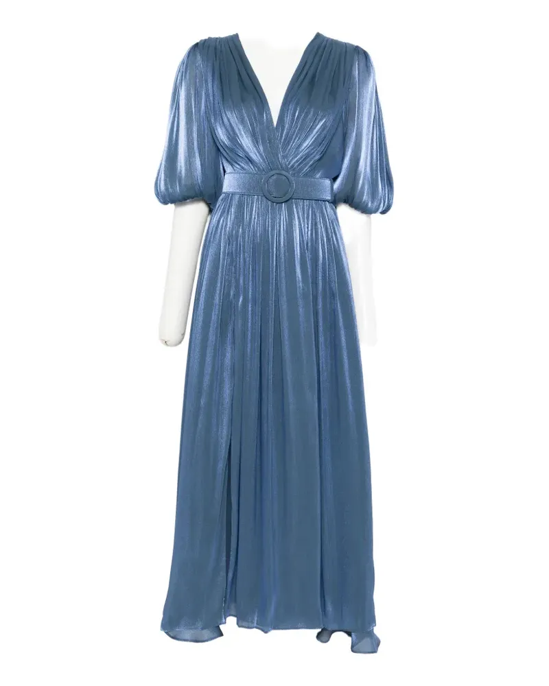 COSTARELLOS V-neck maxi dress - Blau Blau