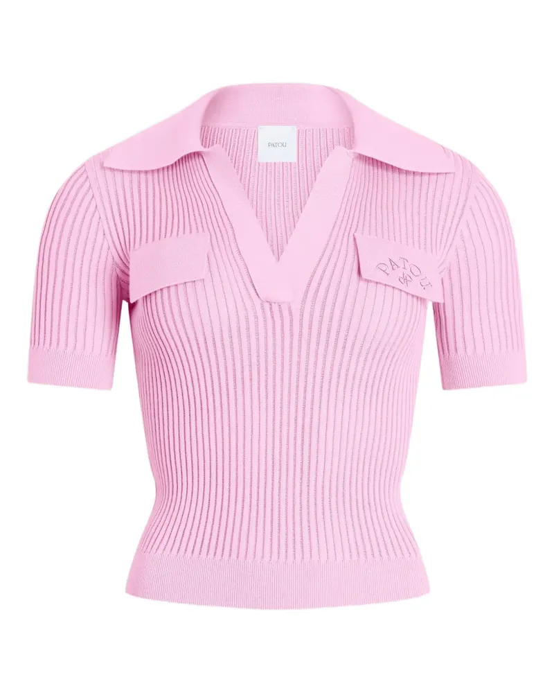 Patou Top mit Logo-Stickerei - Rosa Rosa