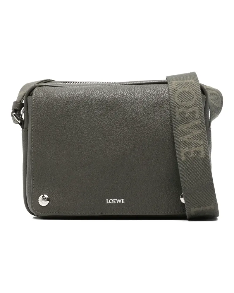 Loewe Kuriertasche mit Logo - Grün Grün