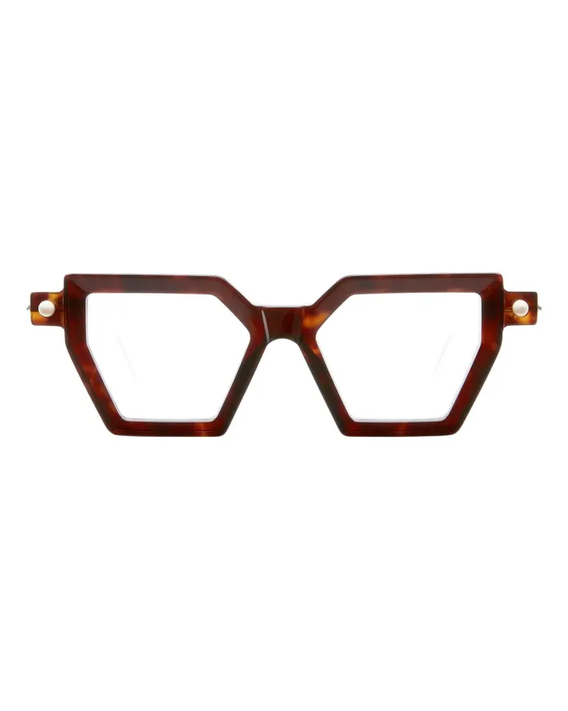 KUBORAUM geometric-frame glasses - Braun Braun