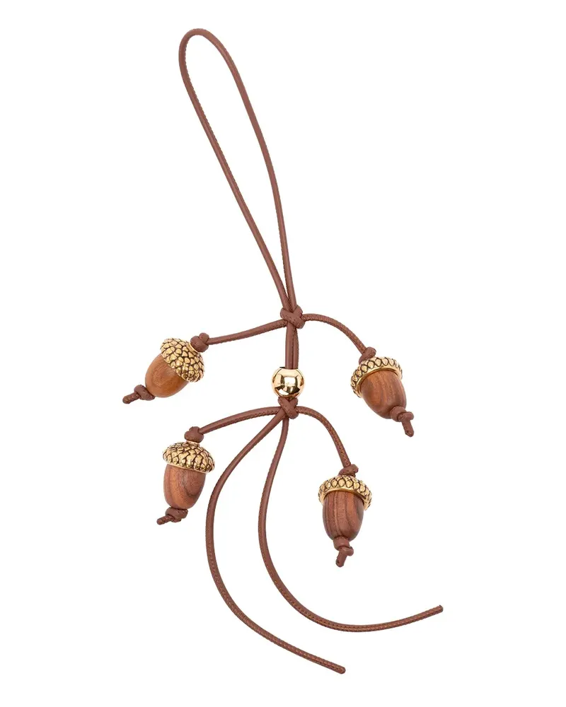 Loewe Acorn Lederanhänger - Braun Braun