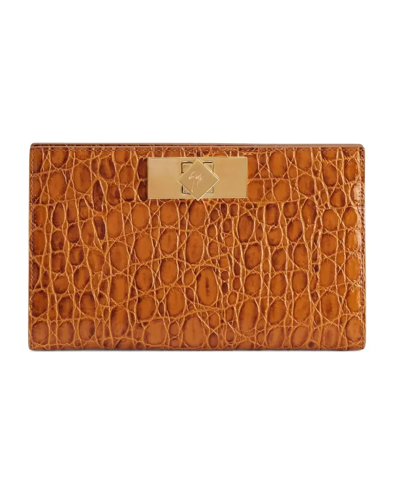 Giuseppe Zanotti Annhita Clutch - Braun Braun