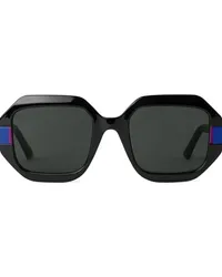 Karl Lagerfeld Sonnenbrille mit geometrischem Gestell Schwarz