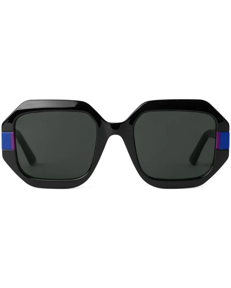 Karl Lagerfeld Sonnenbrille mit geometrischem Gestell Schwarz