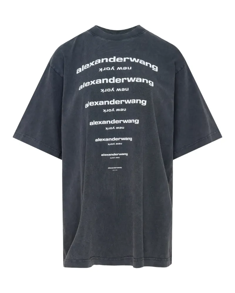 Alexander Wang T-Shirt mit Farbverlauf-Optik - Grau Grau