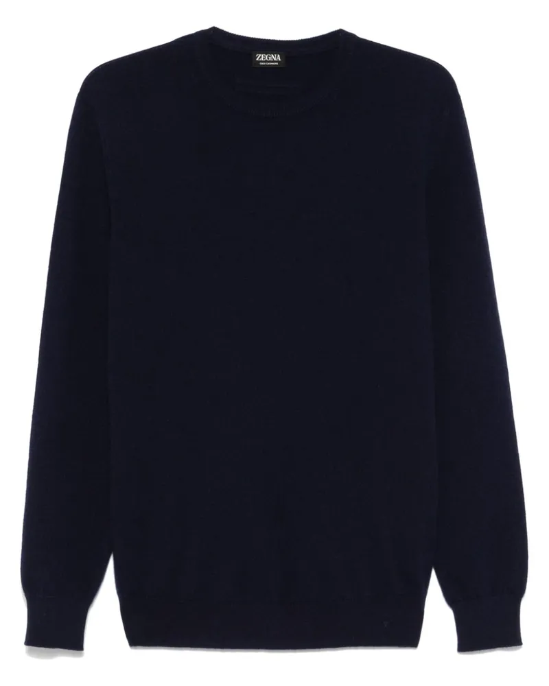 Ermenegildo Zegna Klassischer Kaschmirpullover - Blau Blau