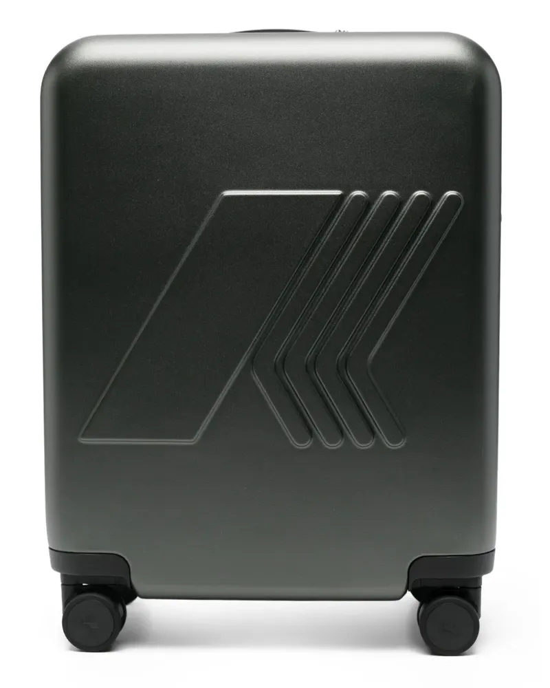 K-Way logo-embossed suitcase - Grün Grün