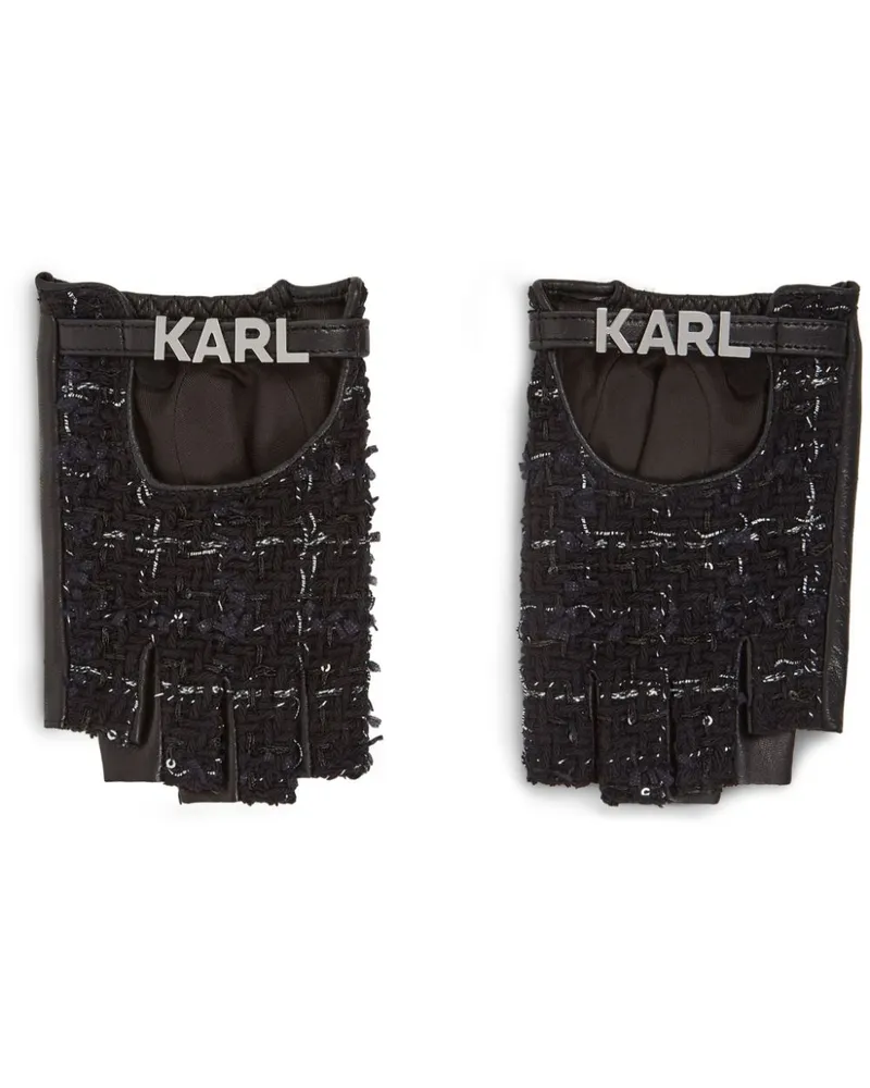 Karl Lagerfeld Fingerlose K/Essential Handschuhe - Schwarz Schwarz