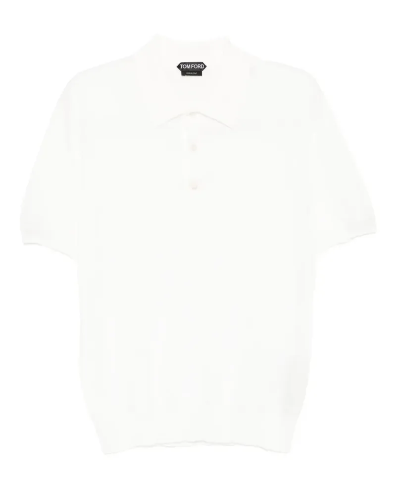 Tom Ford Klassisches Poloshirt - Weiß Weiß