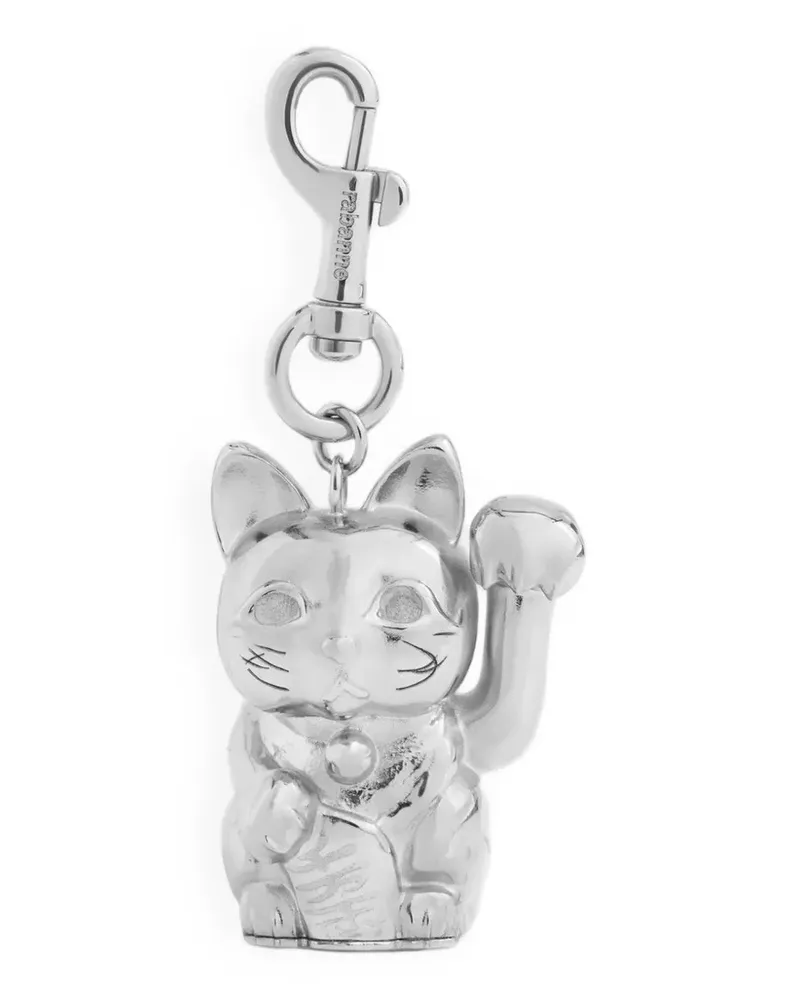 Paco Rabanne x Ohmori Lucky Cat Silberanhänger Silber