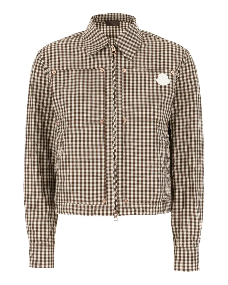 Moncler checked zip shirt - Braun Braun