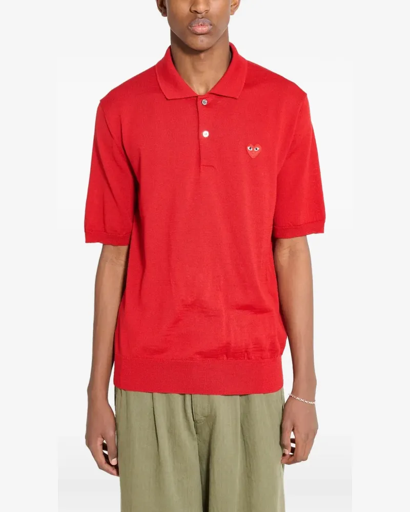 Comme des Garçons Play heart-logo T-shirt - Rot Rot