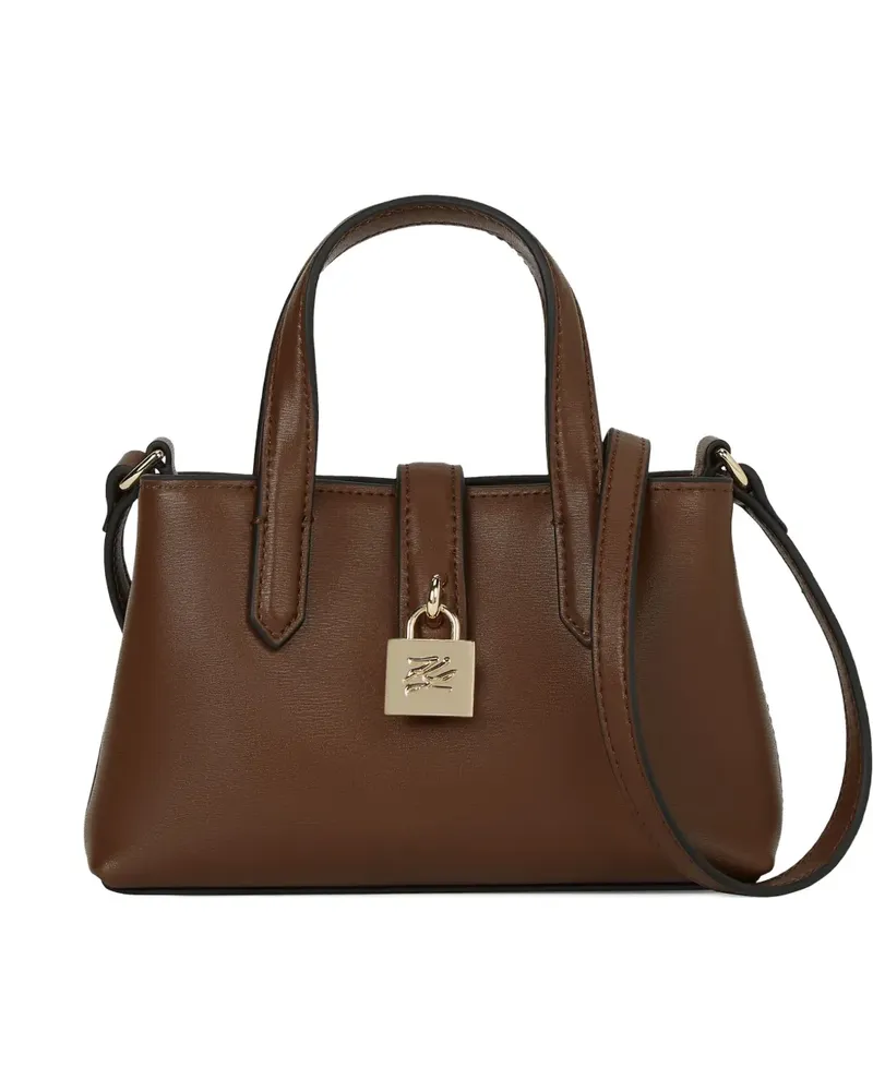 Karl Lagerfeld K/Autograph Mini-Tasche - Braun Braun