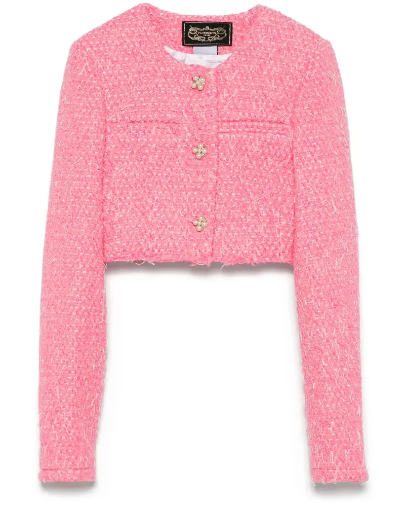 VETEMENTS Jacke im Deconstructed-Look - Rosa Rosa