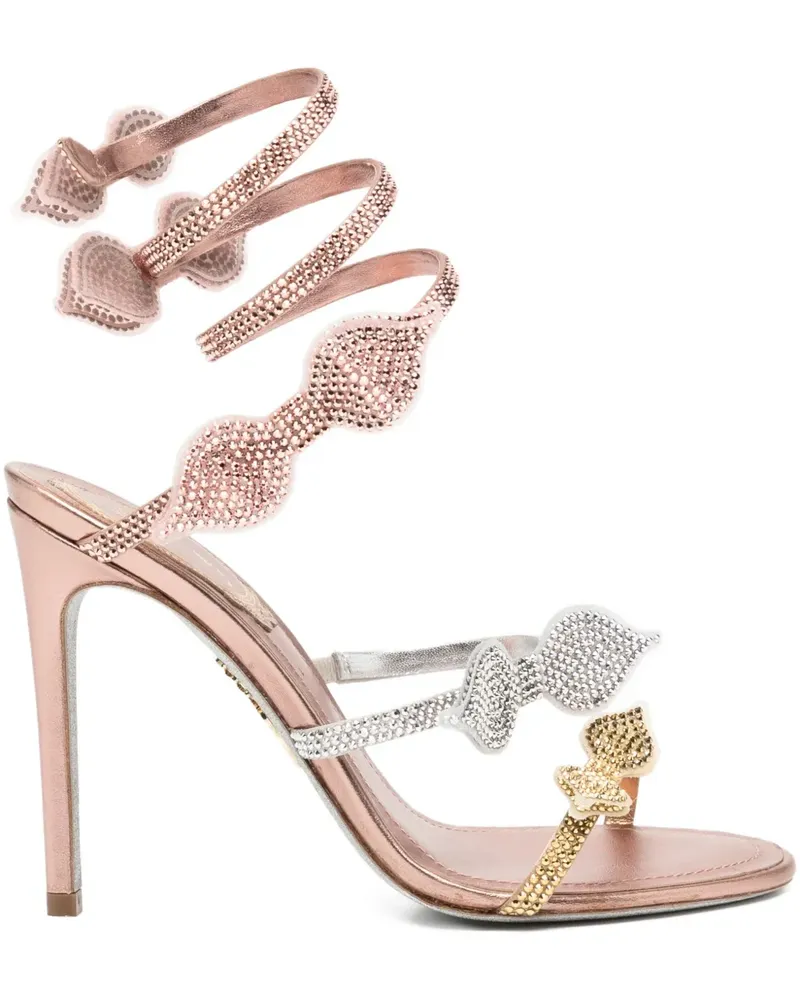 René Caovilla Papillon sandals - Nude Nude