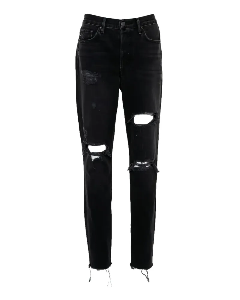 GRLFRND 2024 Jeans im Distressed-Look - Schwarz Schwarz