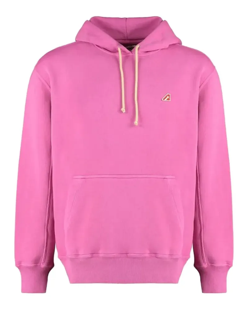 AUTRY logo-patch hoodie - Rosa Rosa