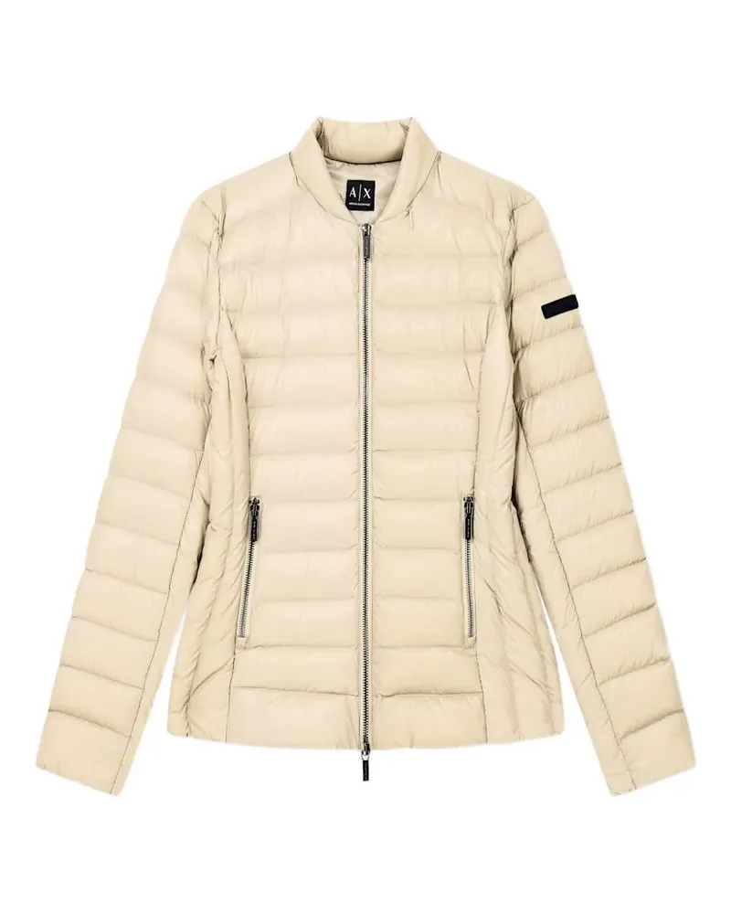 Armani Exchange quilted puffer jacket - Nude Nude