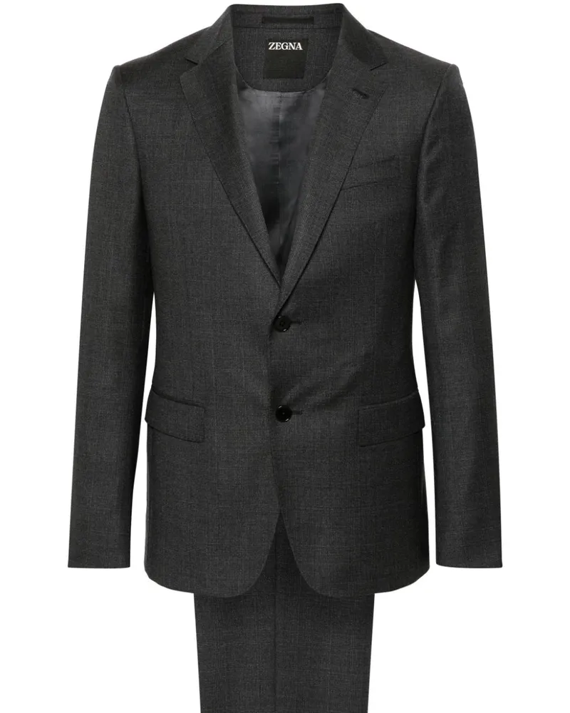 Ermenegildo Zegna Karierter Anzug - Grau Grau