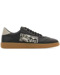 Ferragamo Sneakers mit Venna-Logo Schwarz