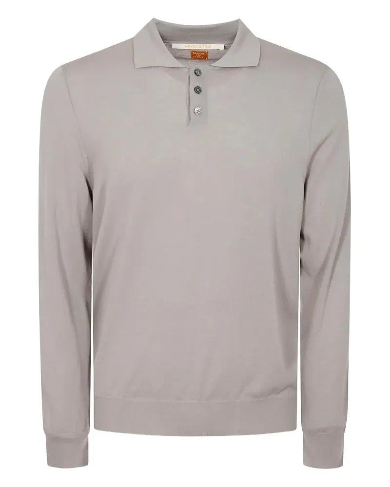 Alpha Industries Poloshirt aus Baumwolle - Grau Grau