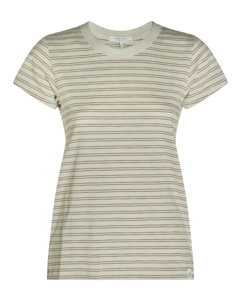 Rag & Bone striped T-shirt - Nude Nude