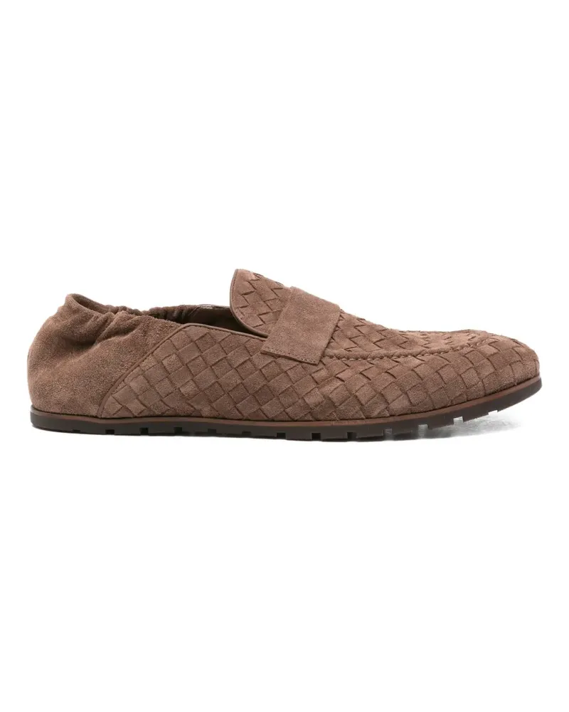Neil Barrett Barrett woven leather loafers - Braun Braun