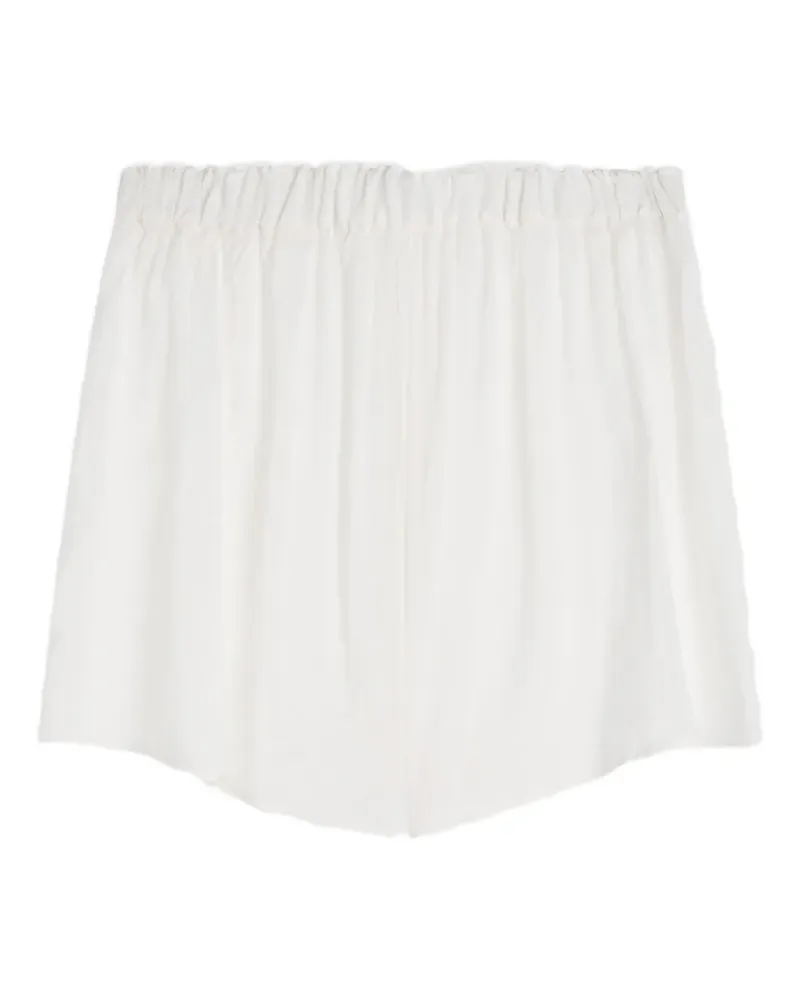 Frenckenberger Cremona Shorts mit elastischem Bund - Weiß Weiß