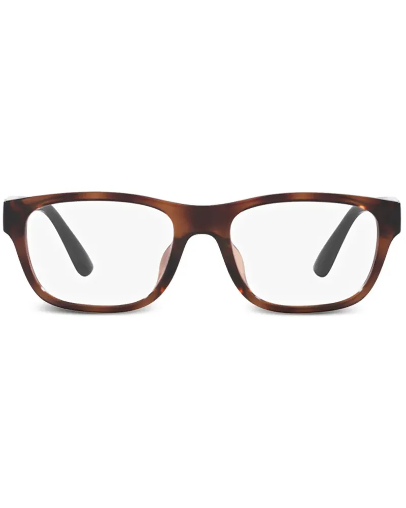 Ralph Lauren Brille mit eckigem Gestell - Braun Braun