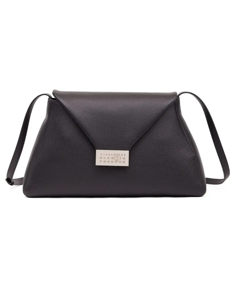 Maison Margiela Schultertasche aus Leder - Schwarz Schwarz