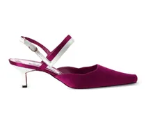 Pumps mit Kitten-Heel-Absatz - Violett