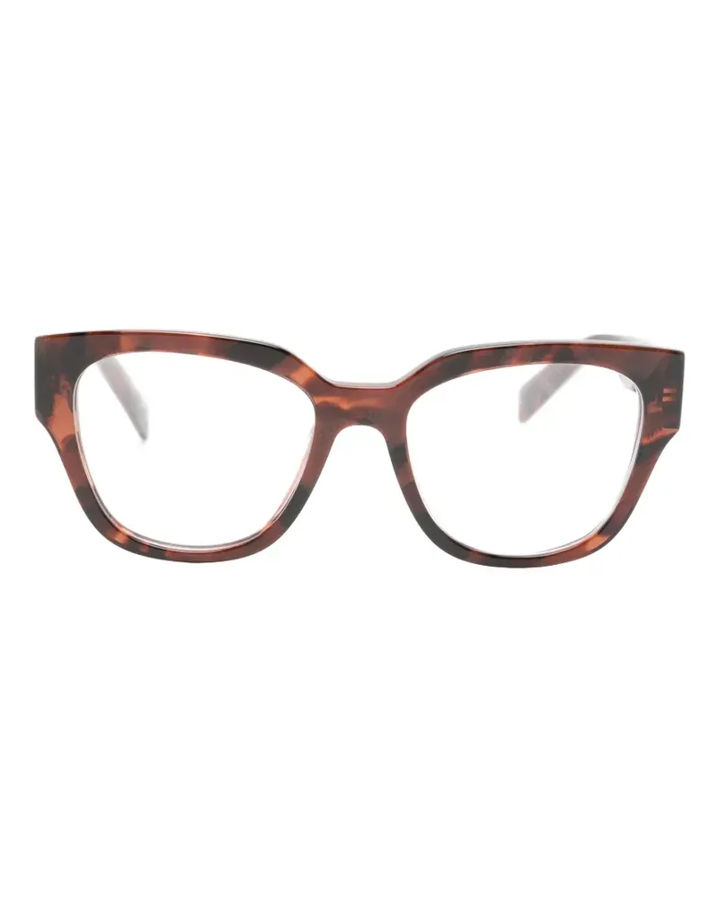 Prada tortoiseshell-effect cat-eye glasses - Braun Braun