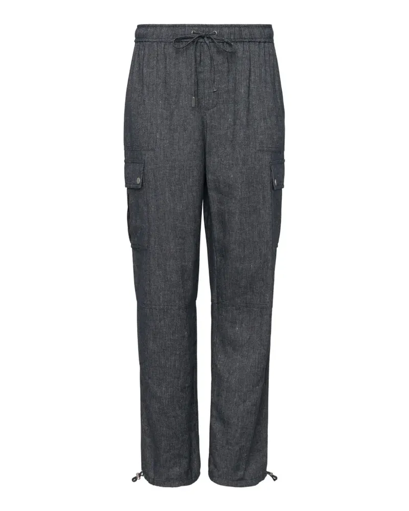 Cinq à Sept drawstring cargo pants - Blau Blau