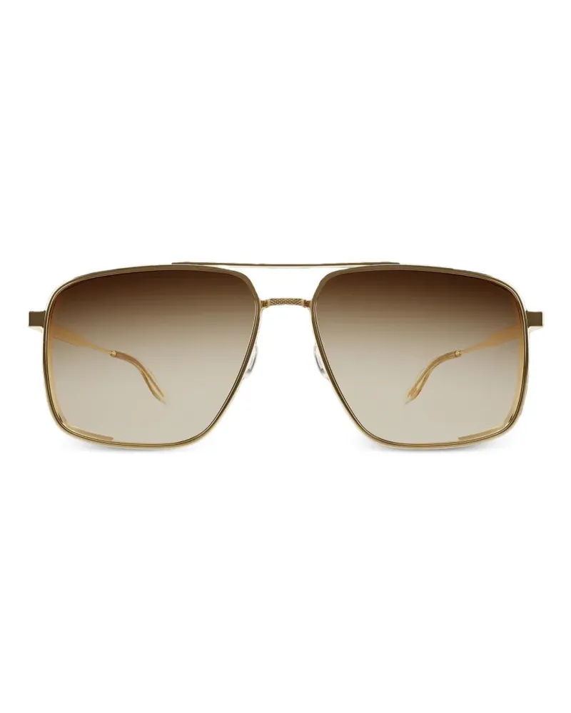 Barton Perreira Scaramanga 007 square-frame sunglasses - Gold Gold