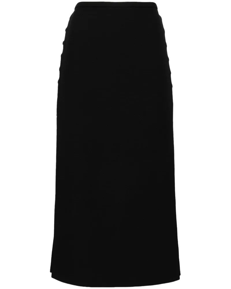 Michael Kors Midirock mit Kettendetail - Schwarz Schwarz