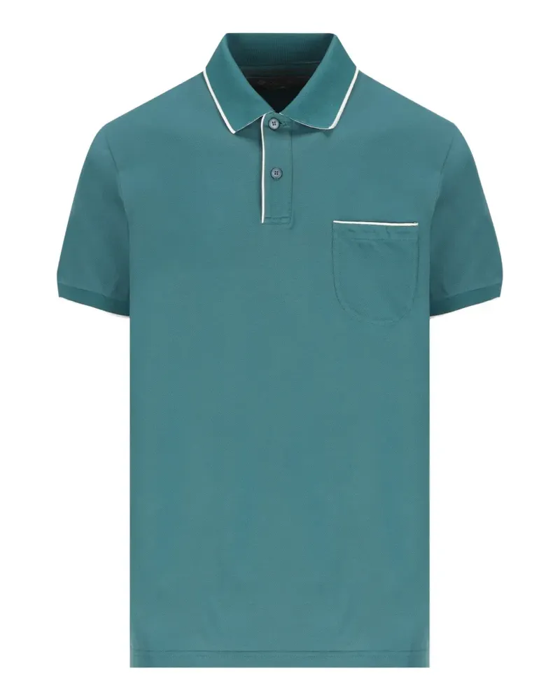 Loro Piana pocket trim polo shirt - Grün Grün