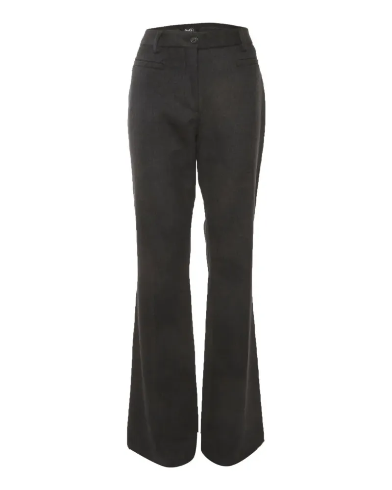 Dolce & Gabbana felt flared trousers - Grau Grau