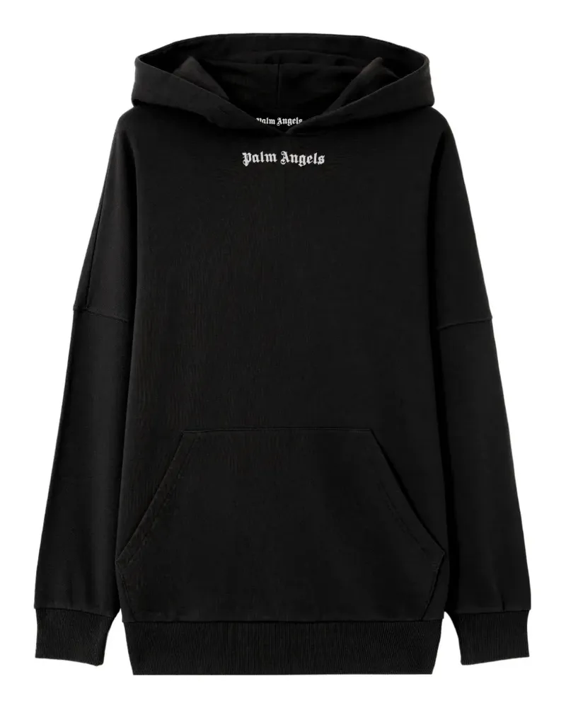 Palm Angels Hoodie mit Logo-Print - Schwarz Schwarz
