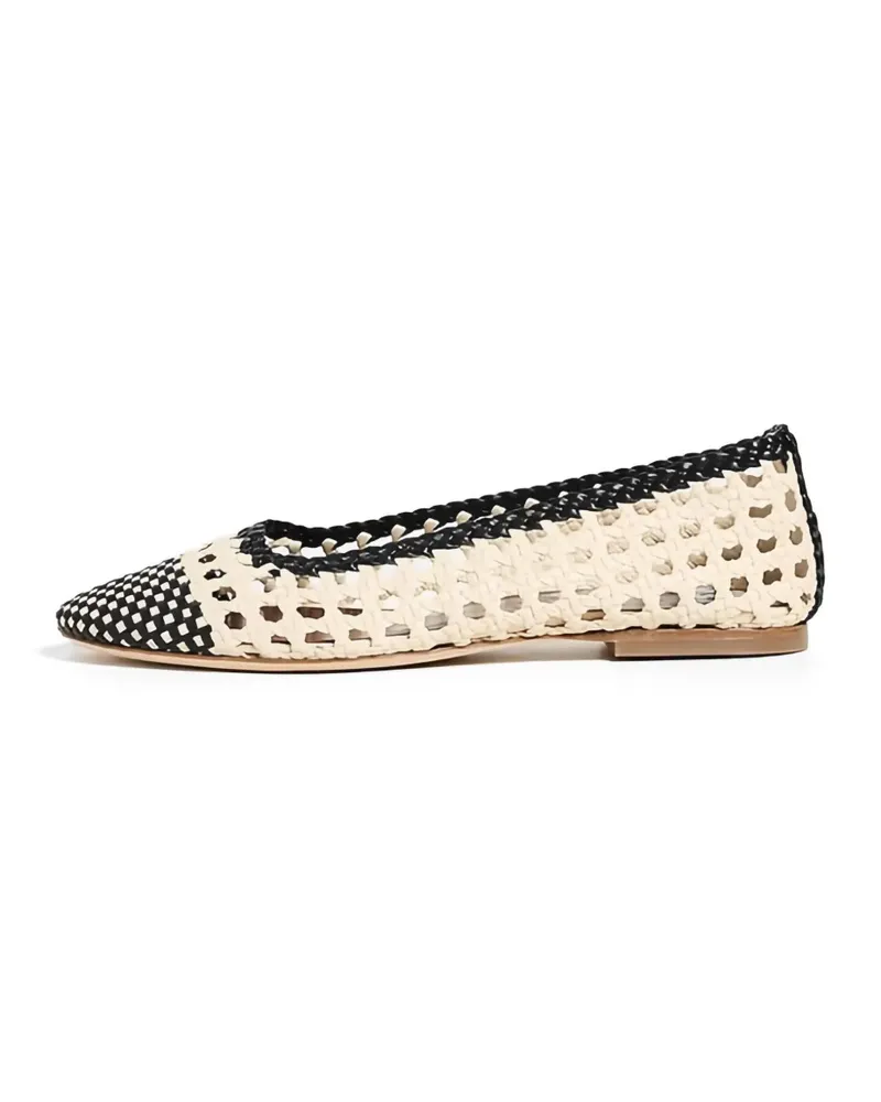 STAUD Nell crochet ballet flats - Nude Nude